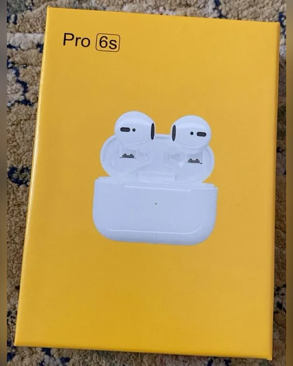 علبة سماعات Pro 6s صفراء